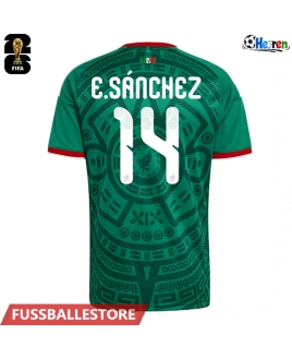 Günstige Mexiko Erick Sanchez #14 Heimtrikot WM 2026 Kurzarm